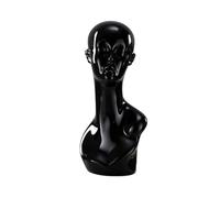 LeeQinersw Mannequin Head Wig Stand Holder Hat Display Stand Hat Rack for Headband Home, Black