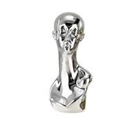 LeeQinersw Mannequin Head Wig Stand Holder Hat Display Stand Hat Rack for Headband Home, Silver