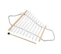 LeeQinersw Meditation Chime Sound Instrument Tubular Percussion Bowl Aluminum Wood Material Suitable for Musical Practice Outdoor Indoor Use