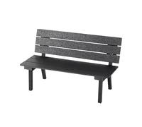 LeeQinersw Miniature Backrest Bench Mini Patio Bench DIY Accessories Realistic Miniature