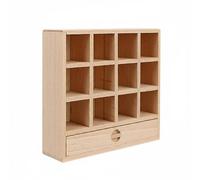 LeeQinersw Miniature Storage Cabinet Dollhouse Cabinet Shelf Cupboard Organizer With Beech Wood And Neat Organization Features Suitable for 1/12 Scale Hobby Scenes