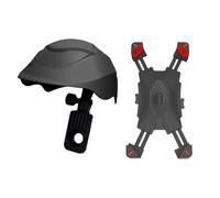 LeeQinersw Motorcycle Phone Mount Holder Phone Stand Bracket with Shade Clamp Adjustable Angle for 4 .2 Inches Phones Smartphones, Red