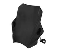 LeeQinersw Motorcycle Windshield Windscreen Motorbike Accessories Replacement for 22mm 25mm Handlebars, Black