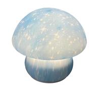 LeeQinersw Mushroom Lamps for Bedrooms - Mushroom Night Light Dimmable for Kids, Silicone Touch Squishy Lamp for Nursery, Blue Starry Sky Rechargeable nightlight Gift for Children, Adult