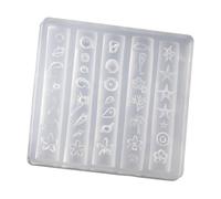 LeeQinersw Nail Silicone Model Trendy Nail Art Model Ocean Theme Nails Tools for Jewelry Findings