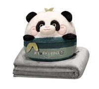 LeeQinersw Panda Pillow Doll with Blanket Stuffed Comfortable Hugging Toy