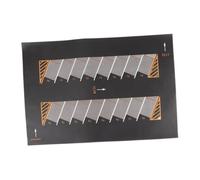 LeeQinersw Parking Mat for 1/64 Model Car Parking Lot Scene Simulation Display Garage Mouse Pad with Mini Scale Car Parking Building Diorama Layout Suitable for, C