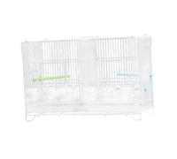 LeeQinersw Parrot Cage Spacious Birdcage Metal Cockatoo House Pet Supplies Pull-Out Tray And Six Feeders Suitable for Budgies Macaw Cockatiels Home Care