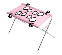 LeeQinersw Pet Grooming Hammock Harness for Cats Small Dogs Kitten Animals Washing Cleaning Accessories Quick Dry Tear Resistant Polyester Iron Stand, Pink