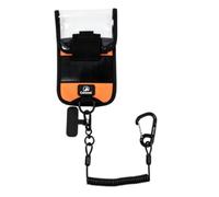 LeeQinersw Phone Shockproof Pouch Anti-Drop Mobile Pouch with Lanyard for Hikers, Climbing, Hiking, Orange