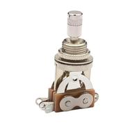 LeeQinersw Pickup Selector Switch Electric Guitar 3 Way Toggle Switch Anti Oxidation Brass Knob Quick Installation Secure Connection Suitable for Musicians Band, silver