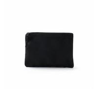 LeeQinersw Polyester Storage Pouch Compartment Organizer Mesh Textile Zippered Bag Breathable Design for Sorting Suitable for Cables Makeup Organization, Black, L