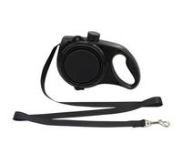 LeeQinersw Portable Control Rope Dog Walking Leash Water Bowl Dispenser Construction Lightweight Support Suitable for Park Walks Daily Outings, Black