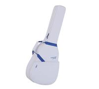 LeeQinersw Portable Gig Bag for 40inch And 41inch Acoustic Guitars with Storage, white blue