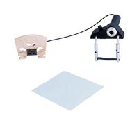 LeeQinersw Portable Piezo Violin Pickup Accurate Sound CV-16 for Banjo Ukulele Mandolin