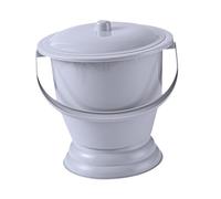 LeeQinersw Portable Urinal Bucket with Lid and Handle for Home Use, Gray