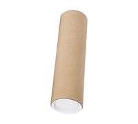 LeeQinersw Postal Tubes with End Caps, Strong Spiral Cardboard Tube, Cardboard Mailing Tubes for Packing, Storing & Shipping Posters, Charts, Blueprints, Maps, Artwork & Other Rolled Documents, 50cm