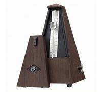 LeeQinersw Practical Musical Metronome With Removable Front Panel And Classic Pyramid Shape For Focused Rehearsal Suitable For Choir Practice And Music Study, Brown