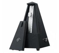 LeeQinersw Practical Musical Metronome With Removable Front Panel And Classic Pyramid Shape For Focused Rehearsal Suitable For Choir Practice And Music Study, Black