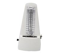 LeeQinersw Professional Metal Metronome for Drums Guitar Violin And Other Instruments with Accurate Tracking, White