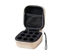 LeeQinersw Refrigerator Container for Ampoules, Storage Box with Zipper, 9 Compartments, Practical Storage Box for Home Use, Champagne