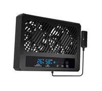 LeeQinersw Reptile Fan with Digital Display, Improving The