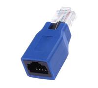 LeeQinersw RJ45 Ethernet Adapter, Connector, Practical, Easy to Use, Compact Versatile, Heavy Duty Professional Male to Female Adapter, Blue
