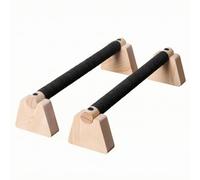 LeeQinersw Rubberwood Press-up Stands Stable Wooden Press-up Stands Home Exercise Training Equipment for Calisthenics