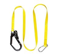 LeeQinersw Safety Lanyard Rope 1.8m Safety Rope Restraint Lanyard with Carabiner Safety Harness Line Protection Harness for Suitable for Construction, Caving Climbing, Working at Heights