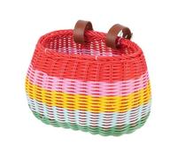 LeeQinersw Secure Hand-Woven Basket Wicker Basket, for Balance Bikes, Kids,