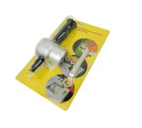 LeeQinersw Sheet Metal Nibbler | 360 Degree, Metal with Side Handle, Compact, for Workshop, Home Users, Silver