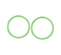 LeeQinersw Silicone Bands for Patella Stabilization - 2 Units, Fluorescent Green