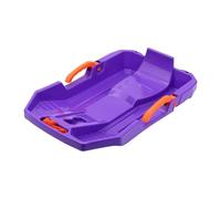 LeeQinersw Snow Sled for Kids with Brakes And Downhill Slide, Purple