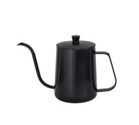 LeeQinersw Stainless Steel Pour Over Coffee Kettle with Gooseneck Spout for Household, Black, 350ML