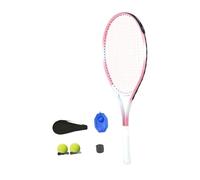LeeQinersw Tennis Racket Kit for Adult, Tennis Trainer Rebound Balls, with 2 Balls, 1 Overgrips, 1 Anti-Slide Baseboard, 1 Bag, Tennis Training Equipment for Adult Solo Training Kids Player Beginner