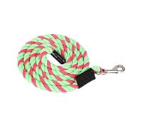 LeeQinersw Training and Walking Lead Rope, Long Rope Dog Cotton Lead, 1.8M, Soft, Rein with Quick Attachment for Horses Livestock, Medium to Large Dogs, Green and Pink