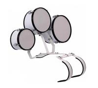 LeeQinersw Triple Percussion Drum Marching Drum Set Multi Drum Harness Portable Drum Rig Adjustable Mounts Balanced Support Suitable for school bands procession lines outdoor performances