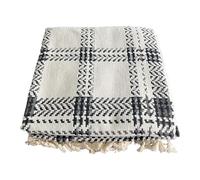 LeeQinersw Upright Piano Cover for Protection and Maintenance, Reusable and Easy to Clean, Black White Half