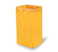 LeeQinersw Waterproof Cart Cover Cleaning Replacement Bag Cart Liner Laundry Bag Waste Bag With Grommets Thick Oxford Cloth Easy Loading suitable for hotels schools commercial cleaning, Yellow