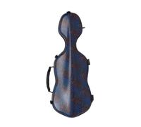 LeeQinersw Waterproof Violin Case Carbon Fiber Hard Shell Molded Body Quilted Interior Secure Hardware Lightweight Portable Handle Suitable for School use rehearsals Commuting Travel