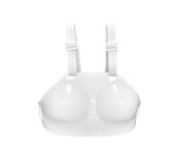 LeeQinersw Women Fencing Protector Chest Protector Breastplate Guard With Glossy Surface And Reliable Coverage Suitable for adult training tournament matches daily practice , White , M