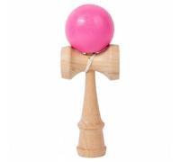 LeeQinersw Wooden Ball Classic Coordination Toy Toss Game Solid Wood Construction Training Suitable for Gatherings Indoor Outdoor Fun, Pink, Large 120G