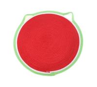 LeeQinersw Woven Cat Lounge Mat for Training and Sleeping on Sofa, Red