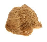 LeeQinersw Years Men's Short Shiny Blonde Synthetic Wigs Artificial Hair Costume Accessory