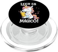 Leer Es Magico Unicornio Lector Diseño Lectura Infantil PopSockets PopGrip for MagSafe