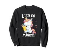 Leer Es Magico Unicornio Lector Diseño Lectura Infantil Sweatshirt