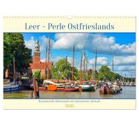 Leer - the pearl of East Frisia UK-Version (Wall Calendar 2026 DIN A3 Landscape), CALVENDO 12 Month Wall Calendar