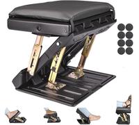 Leermart Foot Rest for Under Desk at Work 4-Level Height Adjustable, Ergonomic Foldable Footrest for Office, Gaming,Computer, Soft & Removable Pad Desk Foot Stool Suitable for All Seasons (Gray)