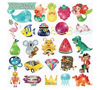 Leesgel 170 Styles Glitter Tattoos for Kids, Temporary Tattoos for Boys Girls Party Bag Fillers Birthday Party Favor - Dinosaur/Mermaid/Pirate/Under the Sea/Butterfly Tattoo Stickers