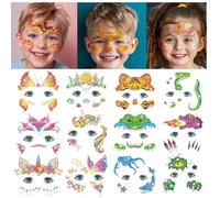 Leesgel Glitter Tattoos for Kids Face Painting Make up Accessories
